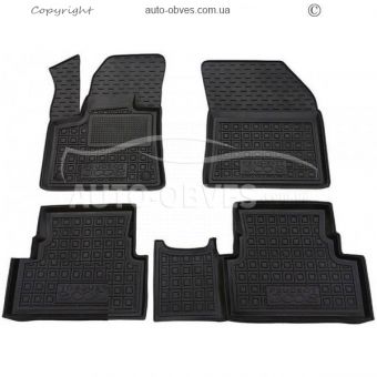 Floor mats Peugeot 3008 2016-... - type: polyurethane фото 0