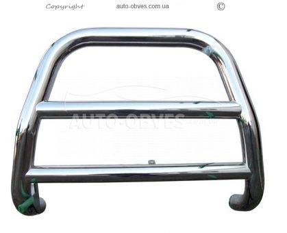 Front bumper protection Mitsubishi Pajero Sport 2008-2016 фото 0