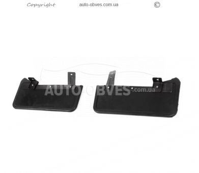 Mud flaps model Volkswagen T5 Transporter 2004-2010 - type: rubber, front фото 0