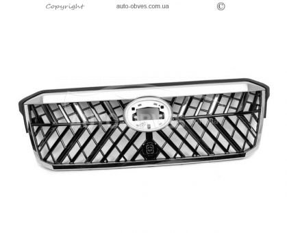 Grill Toyota Land Cruiser 300 - type: tr sport without logo фото 2