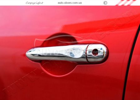 Накладки на дверные ручки Renault Clio IV под ключ фото 2