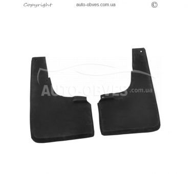Mud flaps Volkswagen Amarok 2011-2015 -type: front 2pcs, medium quality, without fasteners фото 1