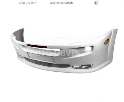 Front bumper Volkswagen Crafter 2011-2016 - type: era straight, for painting фото 0