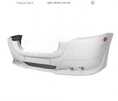 Front bumper Volkswagen Crafter 2006-2011 - type: 4 lights for painting фото 0