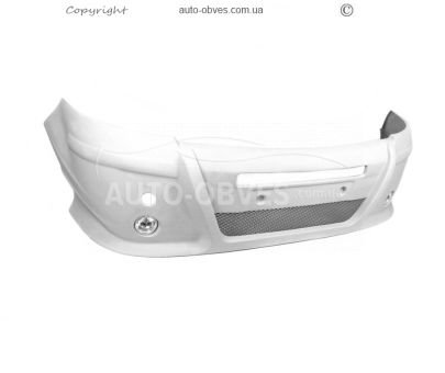 Front bumper Nissan Interstar 2004-2010 - type: overlay, for painting фото 1