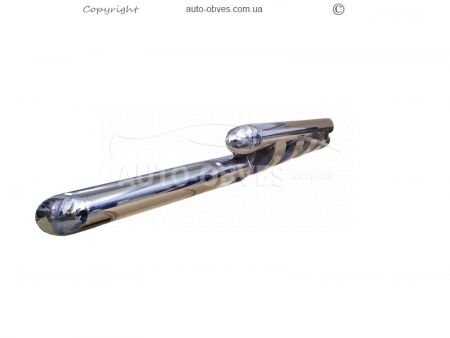 Jeep Grand Cherokee bumper protection - type: model, with plates фото 4