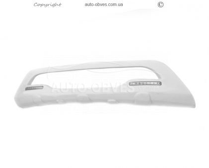 Front lip Peugeot Bipper 2008-... - type: led for painting фото 0