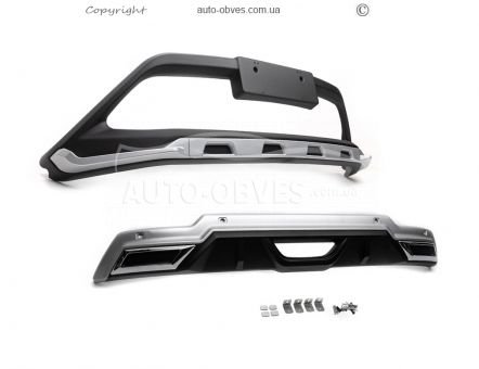 Toyota C-HR front and rear pads - type: v1 2 pcs., ply фото 2