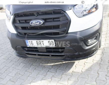 Front skirt lip Ford Transit 2018-... - type: abs фото 2
