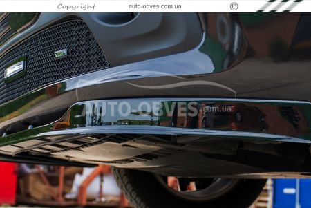 Передняя юбка lip Opel Vivaro 2015-2019 - тип: abs фото 2