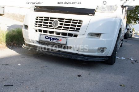 Передняя накладка Citroen Jumper 2007-2014 – тип: черная фото 1