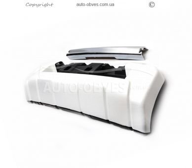 Front cover Toyota Land Cruiser 200 2012-2016 - type: EA-style, without a skirt, white фото 0