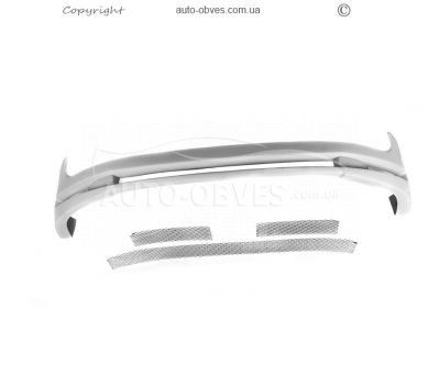 Front lower skirt Volkswagen T5 2004-2010 - type: ABT with mustache for painting фото 1