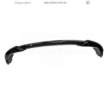 Передня lip спідниця BMW 3 series G20, 21 2020-… - тип: чорна фото 2