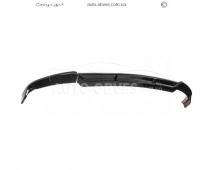 Front lip skirt Mercedes C-class w205 2018-2021 - type: black v2 фото 1