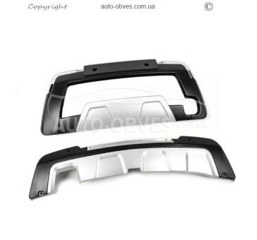 Накладка передняя и задняя Renault Duster 2014-2017 - тип: v2 фото 2