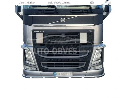 Защита переднего бампера Volvo FH euro 6 - доп услуга: установка диодов фото 3