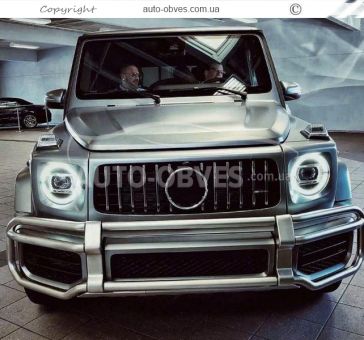 Front bumper protection Mercedes-Benz G class w463 2018-... фото 3
