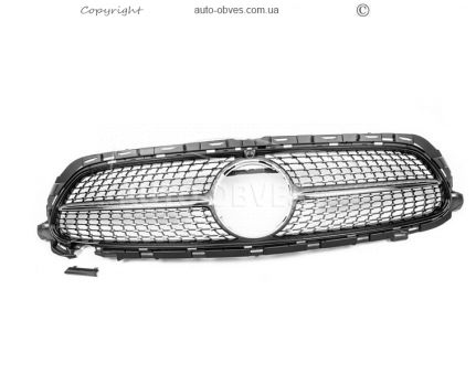 Radiator grille Mercedes E class w213 - type: diamond silver 2020-… фото 2