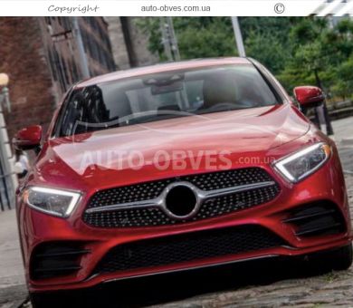 Решітка радіатора Mercedes CLS C257 2018-... - тип: diamond silver фото 3