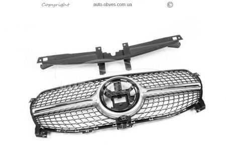 Radiator grille Mercedes GLE W167 - type: diamond silver фото 2