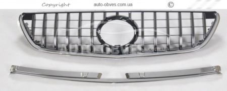 Radiator grille Mercedes Vito w447 - type: GT chrome for Vito w447 фото 4