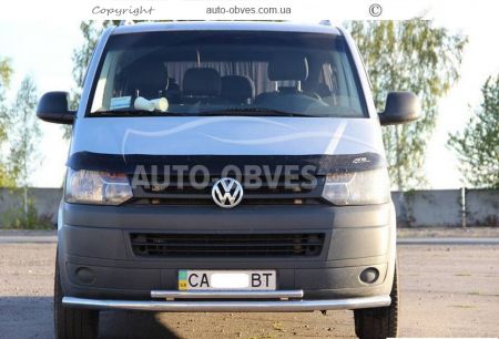 Защита переднего бампера Volkswagen T5 2010-2015 Caravelle, Multivan, Transporter фото 1