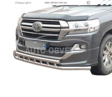 Double roll bar Toyota Land Cruiser 200 2019-2021 - type: Executive package фото 0