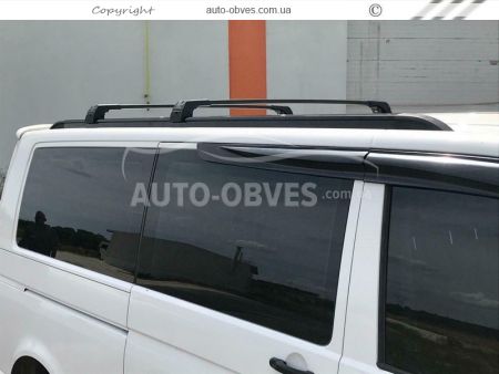 Поперечины на интегрированные рейлинги VW T5 10-15 фото 2