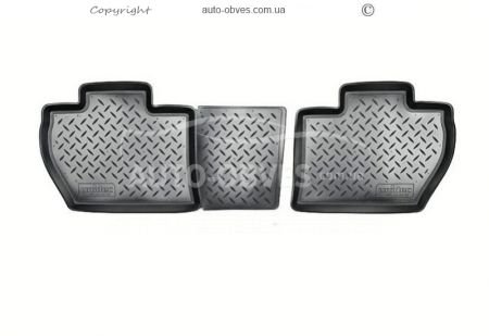 Floor mats Peugeot Partner Tepee 2008-2014 4 doors rear - type: model фото 0