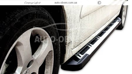 Боковые подножки Citroen Berlingo 2018-... - style: Audi фото 0