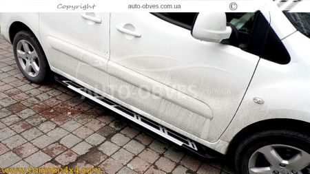 Side steps Citroen Berlingo 2008-2017 - Style: Audi фото 4