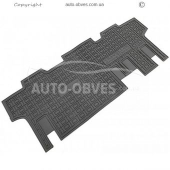 Floor mats Peugeot Traveler Business Long 2018-... second row - type: polyurethane фото 0