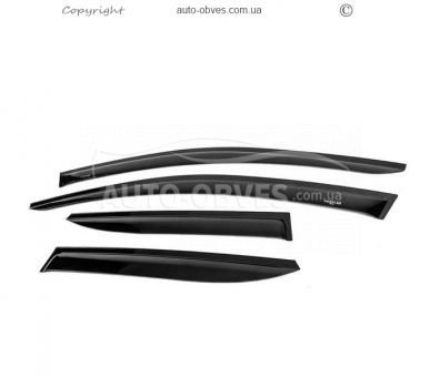Wind deflectors Peugeot 2008 2019-... - тип: 4 шт photo 0