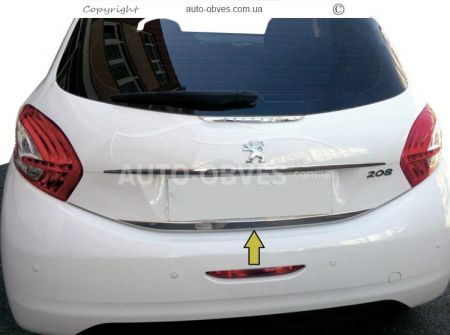 Trunk lip Peugeot 208 2012-2019 photo 2