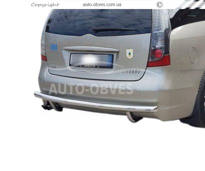 Mitsubishi Grandis rear bumper protection - type: single pipe фото 0