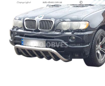 Защита переднего бампера BMW X5 E53 фото 0