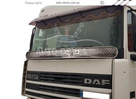 Protective lining on the windshield balcony for DAF XF - 1 pc фото 1