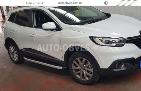 Профильные подножки Renault Kadjar 2015-2020 - style: Range Rover фото 6