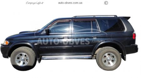 Бічні підніжки, майданчики Mitsubishi Pajero Sport I Ø:42|51|60 мм фото 4