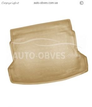 Trunk mat for Honda CRV RM 2013-2016 - type: model, color: beige фото 0