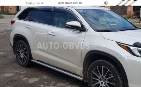 Боковые подножки модельные Toyota Highlander Ø: 60 мм фото 1