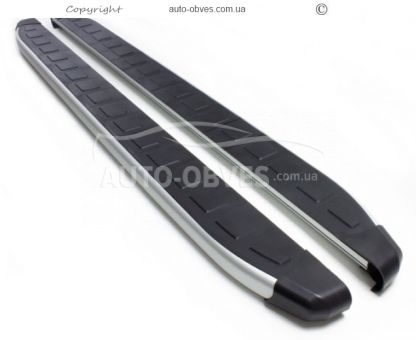 Running boards Mercedes Sprinter 2018-... - L1\L2\L3 base - Style: Range Rover фото 0