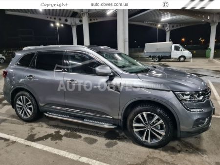 Боковые подножки Renault Koleos 2017-... - style: Atom фото 4