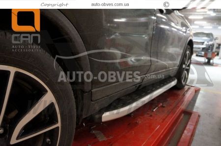 Running boards Nissan X-Trail t32 2014-2017- Style: Range Rover фото 5