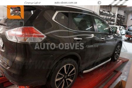 Running boards Nissan X-Trail t32 2014-2017- Style: Range Rover фото 4