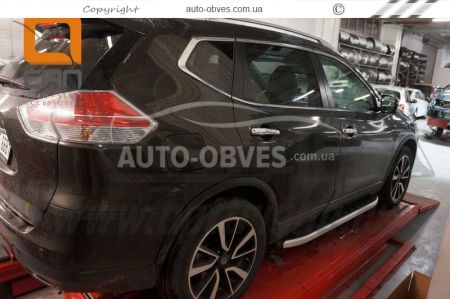 Profile running boards Nissan X-Trail 2017-2021 - Style: Range Rover фото 2