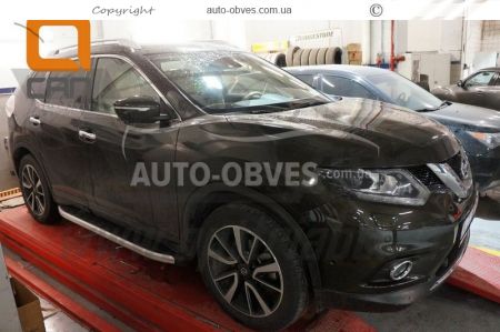 Profile running boards Nissan X-Trail 2017-2021 - Style: Range Rover фото 1