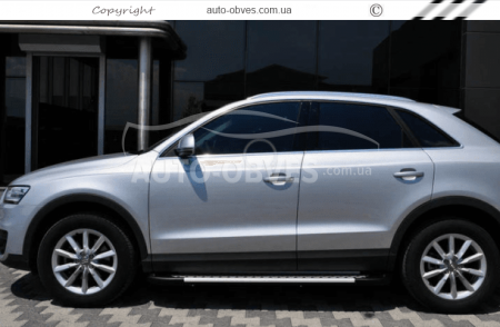 Подножки Audi Q3 2015-2018 - style: BMW фото 5