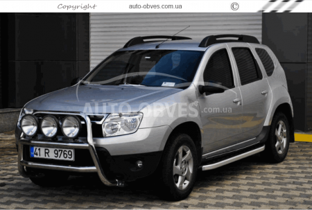 Профильные подножки Nissan Terrano 2014-2018 - style: Range Rover фото 1